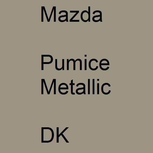 Mazda, Pumice Metallic, DK.